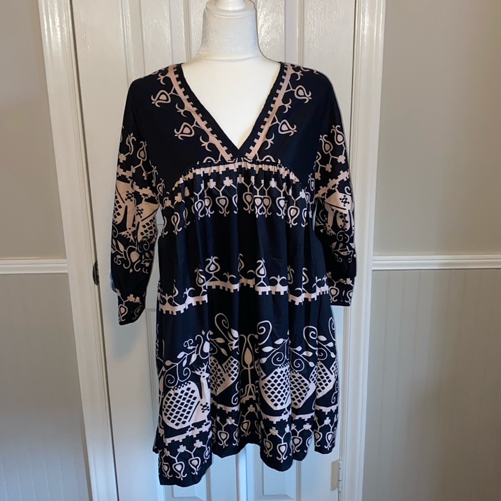 Black baby doll style dress.  Size medium